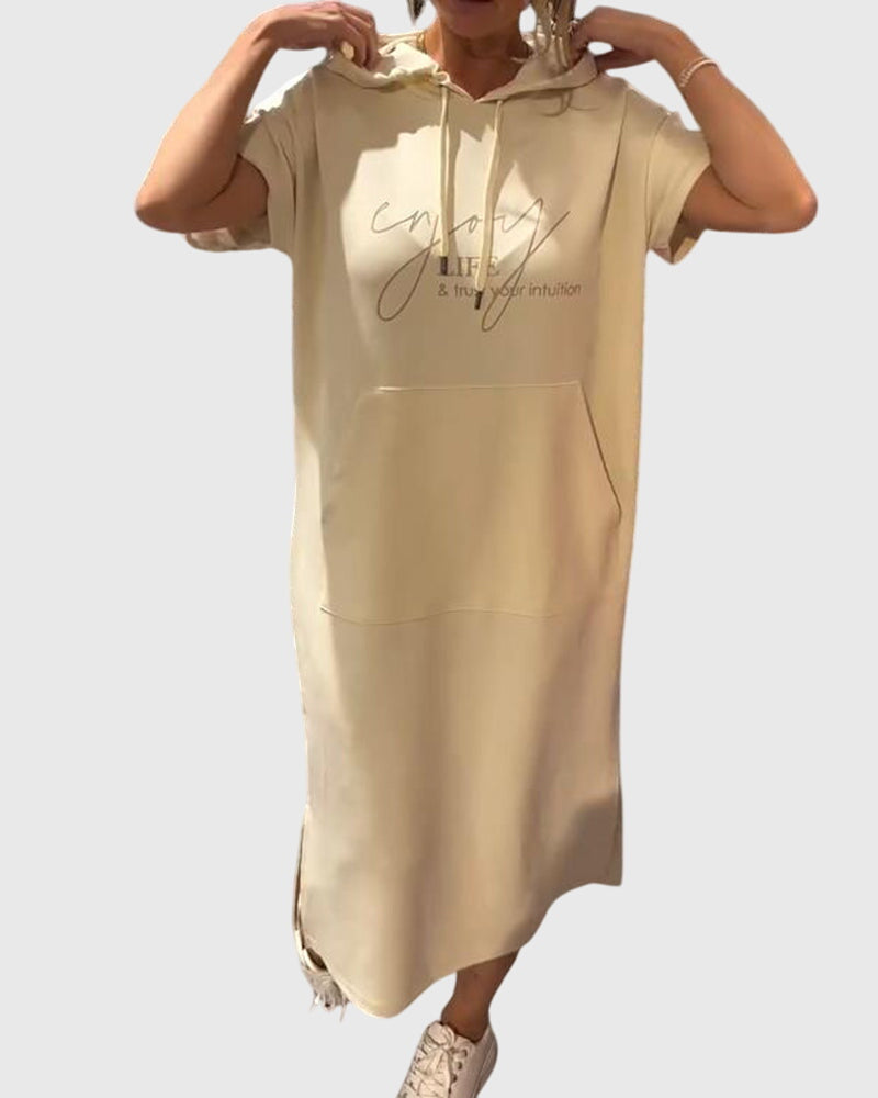 Veldora™ | Hoodie-Kleid mit Kapuze und Taschen