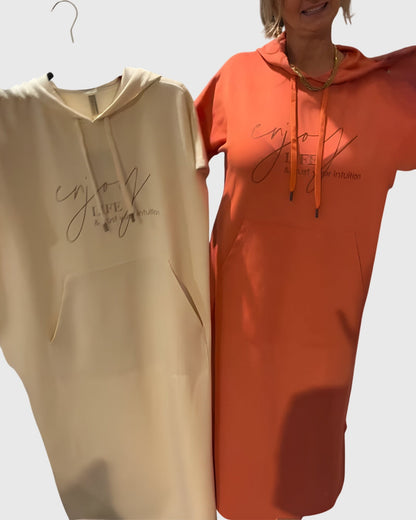 Veldora™ | Hoodie-Kleid mit Kapuze und Taschen