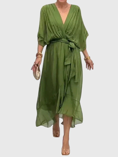 Luviaren™ | Damen Kleid Daisy mit V-Ausschnitt