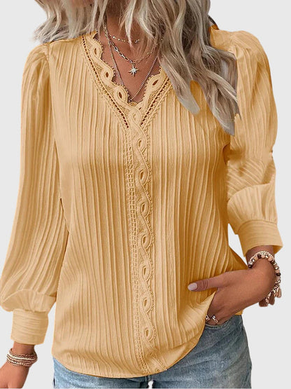 Aurelis™ | Taillierte Pullover-Bluse