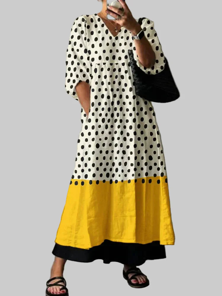 Luviaren™ | Boho-Chic Sommerkleid mit Blumenmuster