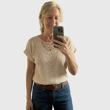 Luviaren™ | Boho-Chic Ibiza Top mit Rundhals