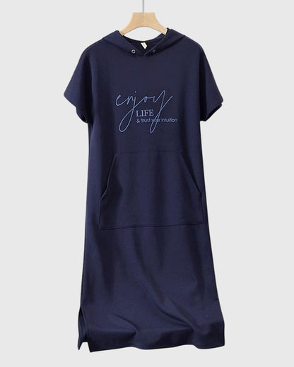 Veldora™ | Hoodie-Kleid mit Kapuze und Taschen