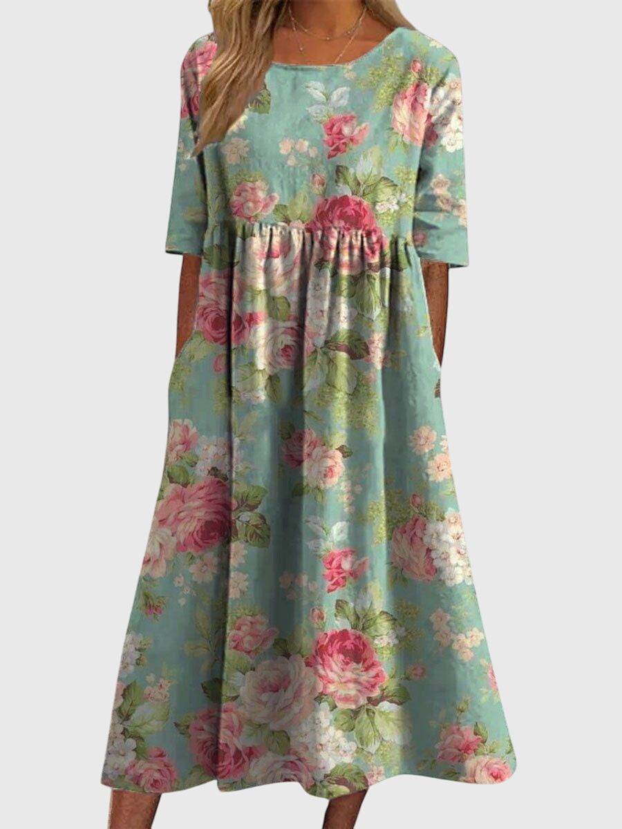 Kaltenthal™ | Figurbetontes Kleid mit Stickerei