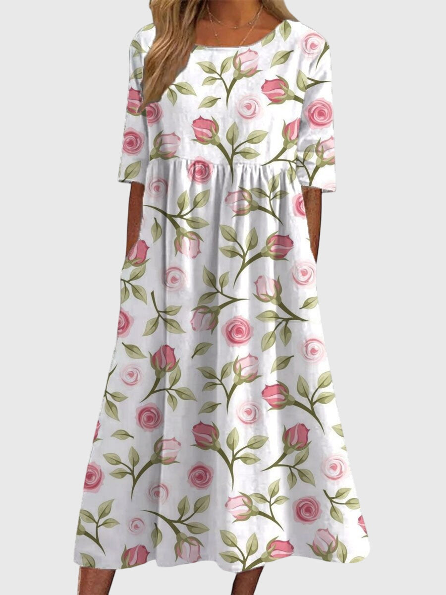 Kaltenthal™ | Figurbetontes Kleid mit Stickerei