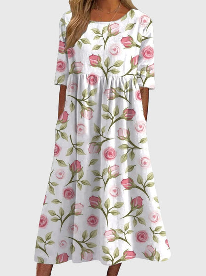 Kaltenthal™ | Figurbetontes Kleid mit Stickerei