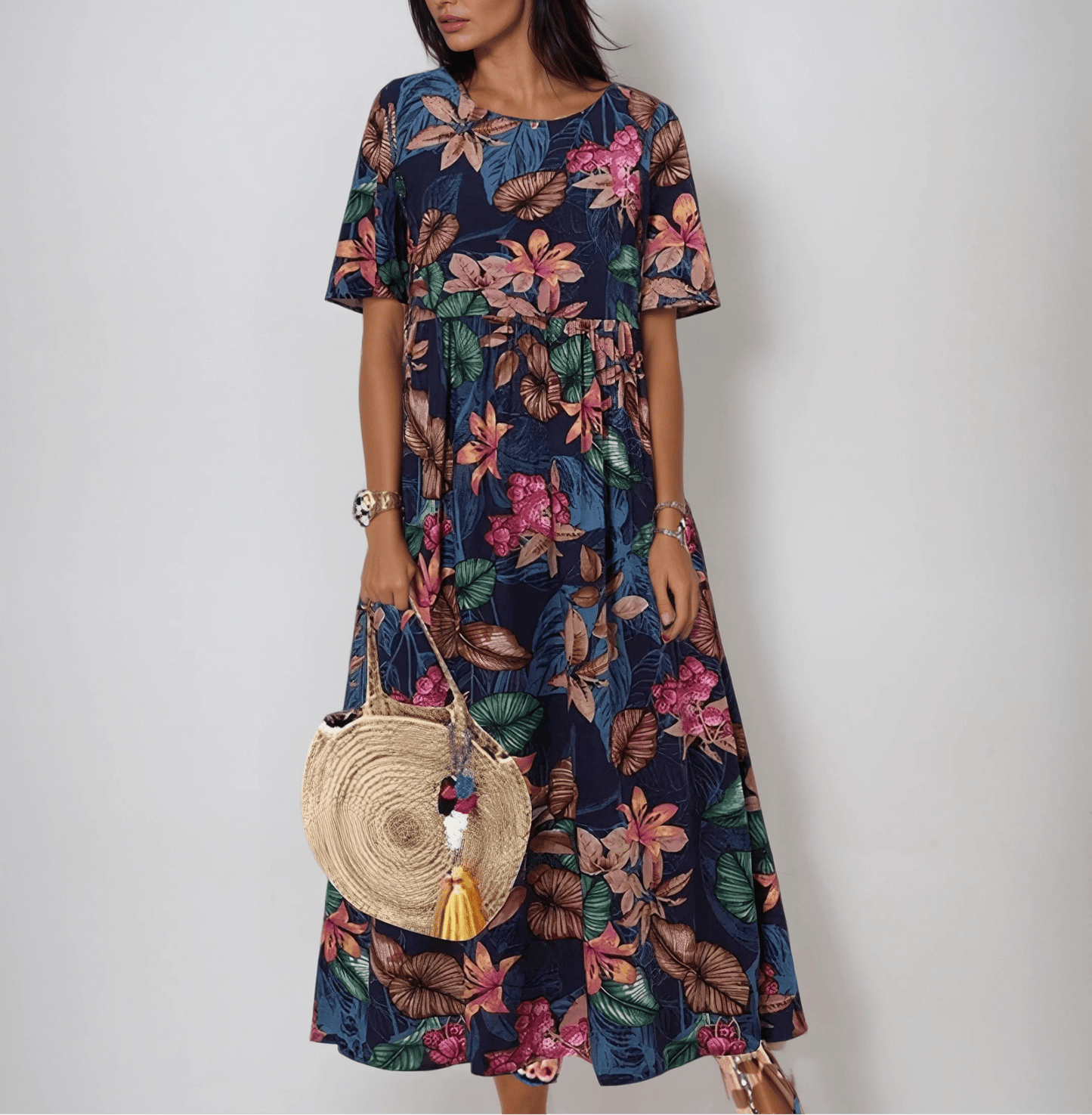 Kaltental™ | Sommerkleid mit Blumenmuster