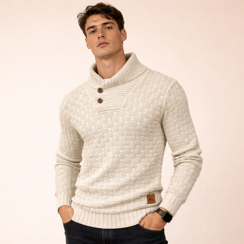 Kevin | Moderner und leichter Strickpullover