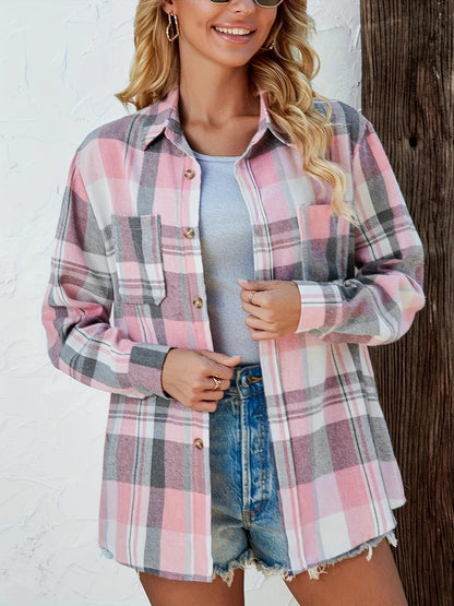 Jonas | Oversized-Flanellhemd im Casual-Stil mit Karomuster