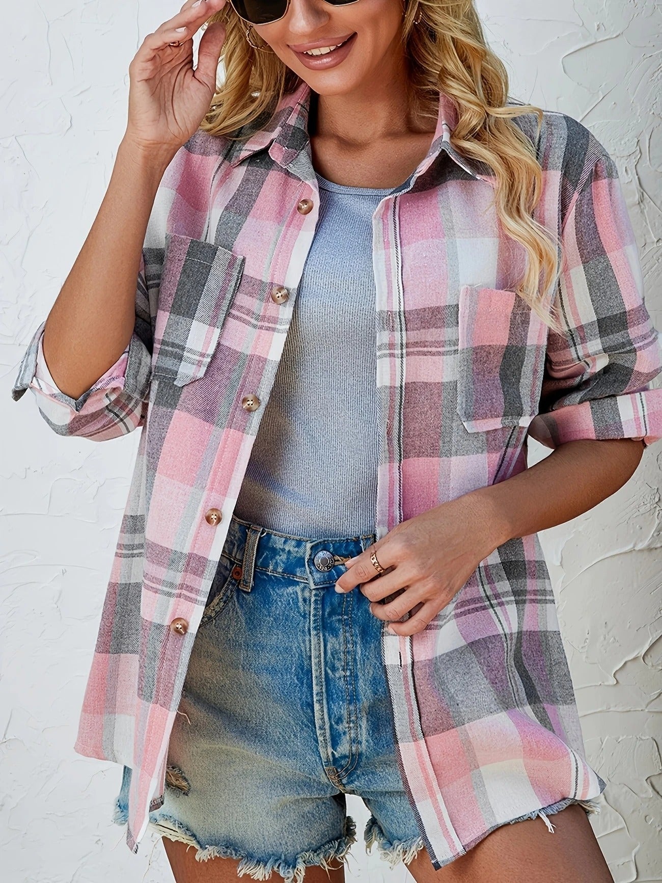 Jonas | Oversized-Flanellhemd im Casual-Stil mit Karomuster