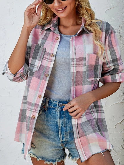 Jonas | Oversized-Flanellhemd im Casual-Stil mit Karomuster