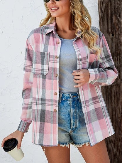 Jonas | Oversized-Flanellhemd im Casual-Stil mit Karomuster