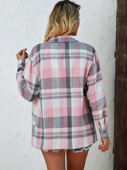 Jonas | Oversized-Flanellhemd im Casual-Stil mit Karomuster