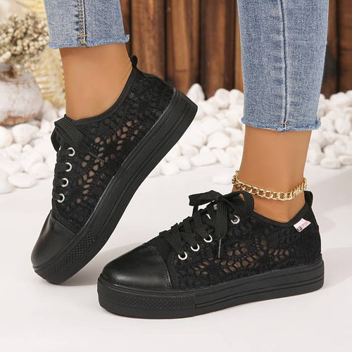 Amelie | Elegante Spitzen-Sneaker für modischen Komfort