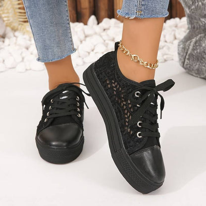 Amelie | Elegante Spitzen-Sneaker für modischen Komfort