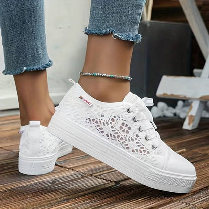 Amelie | Elegante Spitzen-Sneaker für modischen Komfort