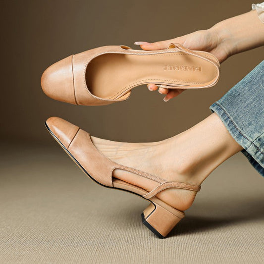 Laura | Elegante Slingback-Pumps mit Blockabsatz