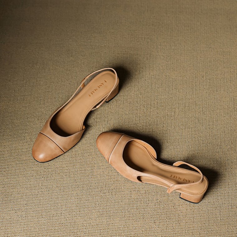 Laura | Elegante Slingback-Pumps mit Blockabsatz