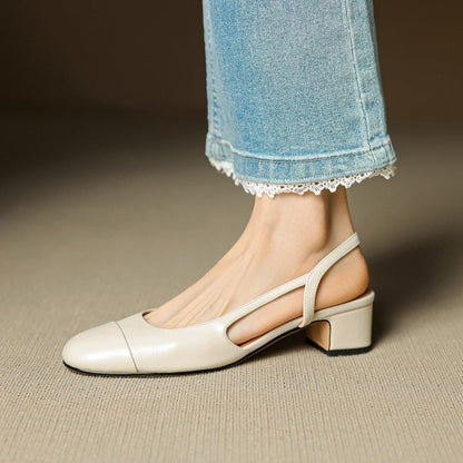 Laura | Elegante Slingback-Pumps mit Blockabsatz