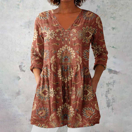 Emma | Elegante und komfortable Tunika mit Paisley-Muster