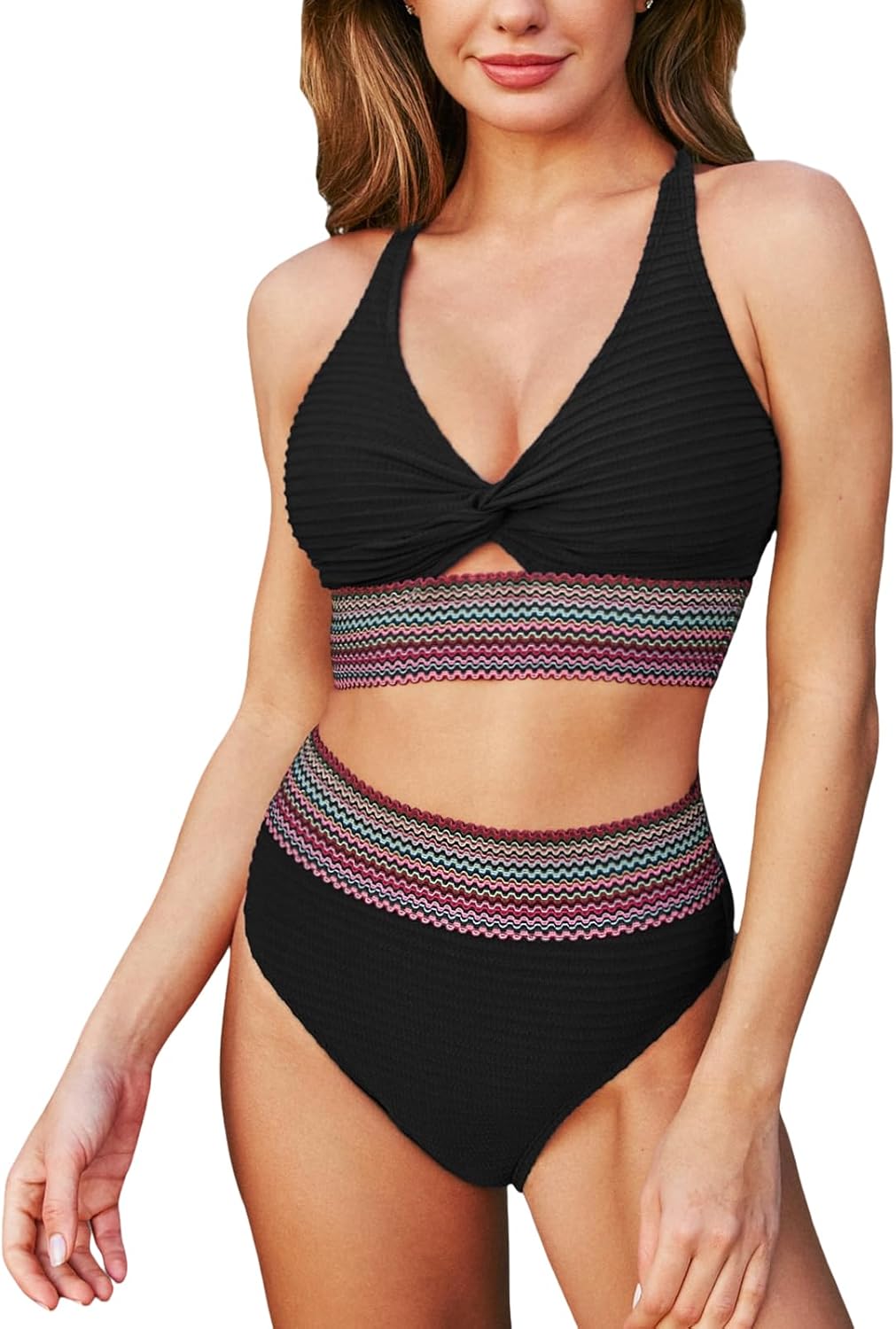 Leonie | Bequemer Damen-Bikini mit hoher Taille