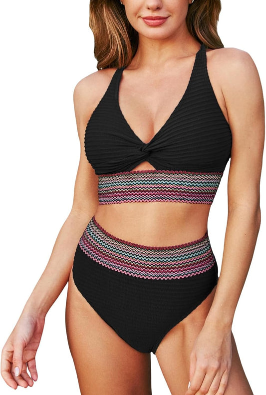 Leonie | Bequemer Damen-Bikini mit hoher Taille