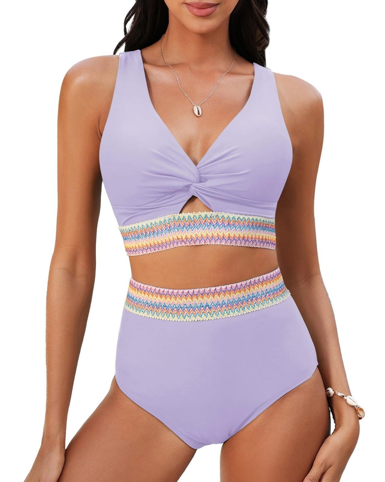 Leonie | Bequemer Damen-Bikini mit hoher Taille