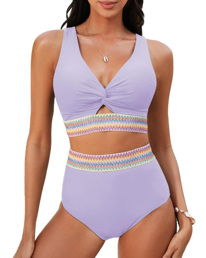 Leonie | Bequemer Damen-Bikini mit hoher Taille