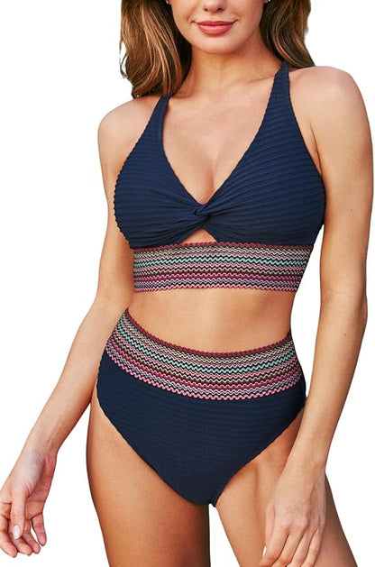 Leonie | Bequemer Damen-Bikini mit hoher Taille