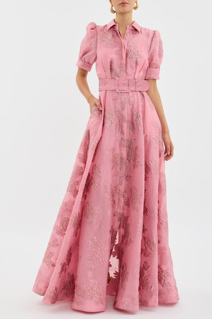 Julia | Zeitloses und elegantes Kleid mit kurzen Puffärmeln
