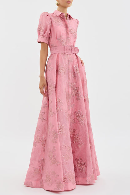 Julia | Zeitloses und elegantes Kleid mit kurzen Puffärmeln