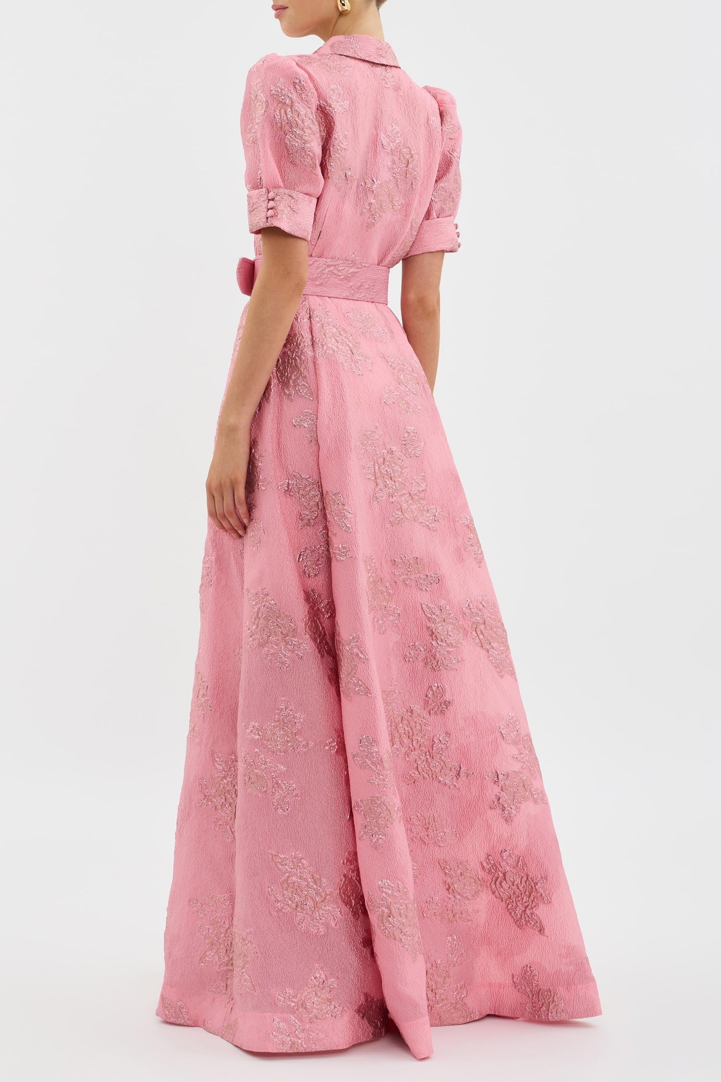 Julia | Zeitloses und elegantes Kleid mit kurzen Puffärmeln