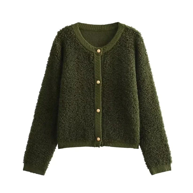 Christina | Gemütliche und niedliche moderne Strickjacke