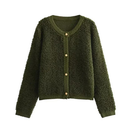 Christina | Gemütliche und niedliche moderne Strickjacke