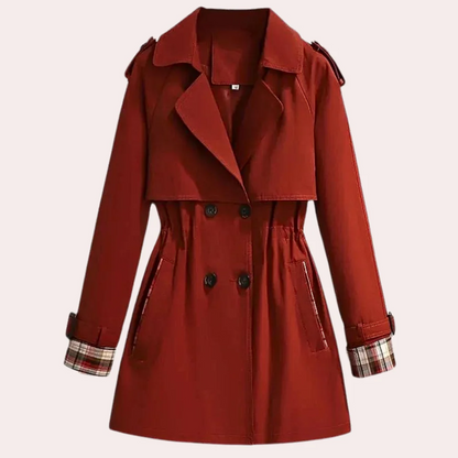 Elarine | Eleganter Trenchcoat in mittlerer Länge