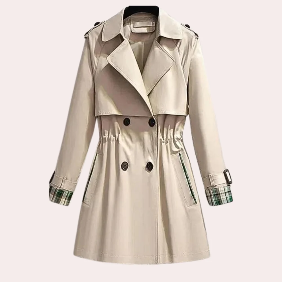 Elarine | Eleganter Trenchcoat in mittlerer Länge