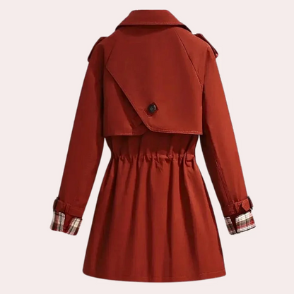 Elarine | Eleganter Trenchcoat in mittlerer Länge