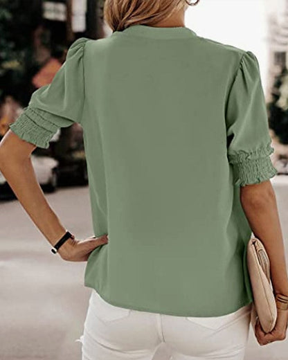 Isabella | Charmante Bluse mit Puffärmeln