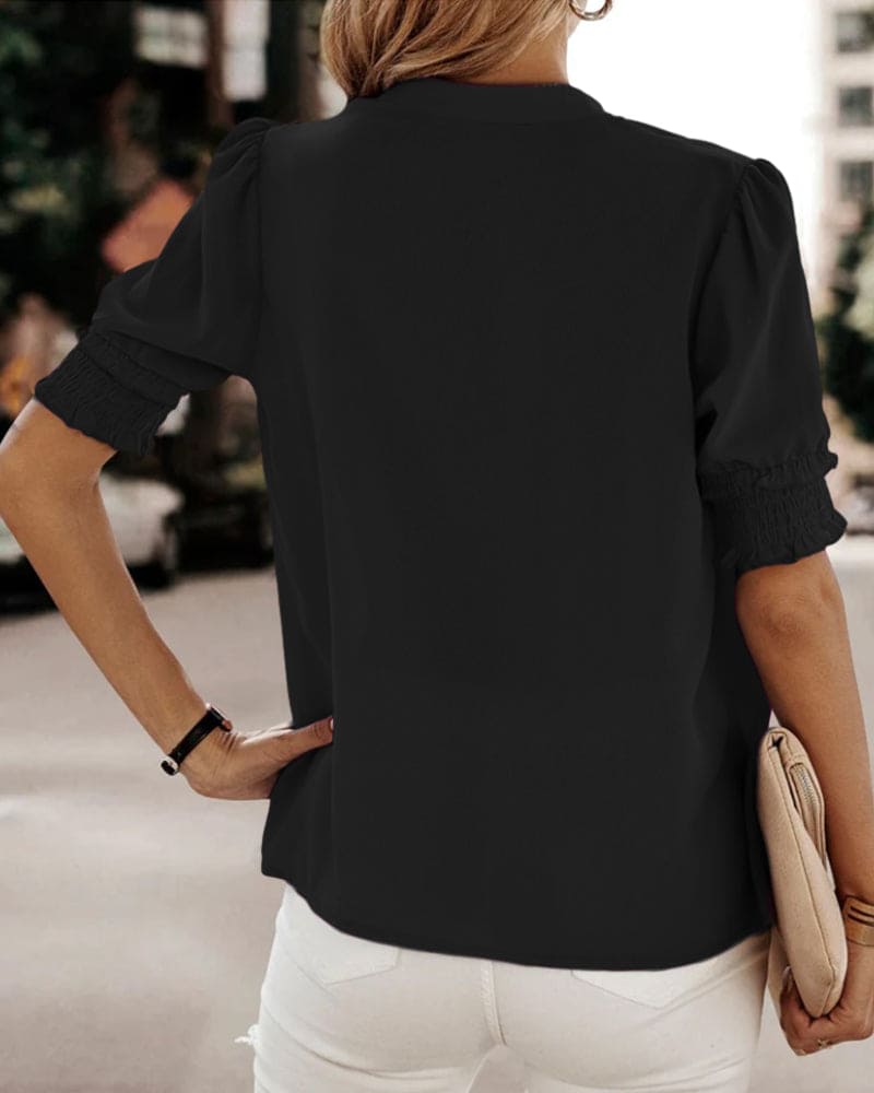 Isabella | Charmante Bluse mit Puffärmeln