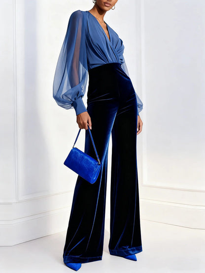 Antje | Eleganter Damen-Jumpsuit mit V-Ausschnitt
