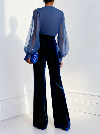 Antje | Eleganter Damen-Jumpsuit mit V-Ausschnitt
