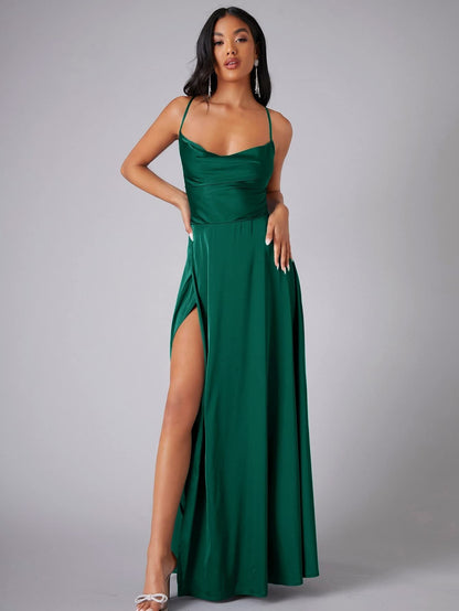 Isabella | Elegantes Maxikleid aus Premium-Seidenmischung