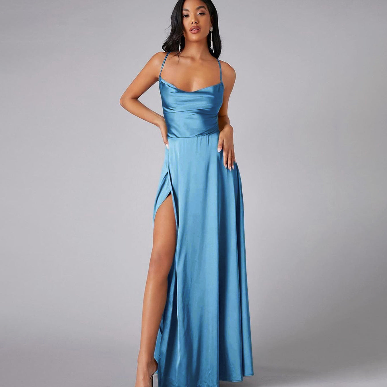Isabella | Elegantes Maxikleid aus Premium-Seidenmischung