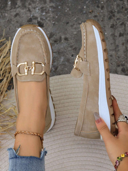Annett | Elegante Damen-Loafer mit Schnalle und Komfortsohle