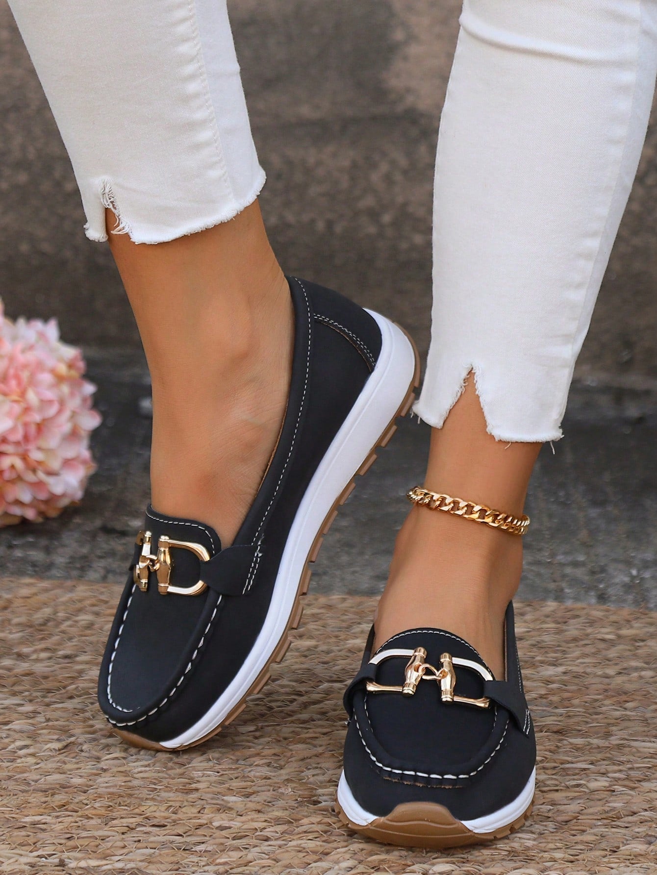 Annett | Elegante Damen-Loafer mit Schnalle und Komfortsohle