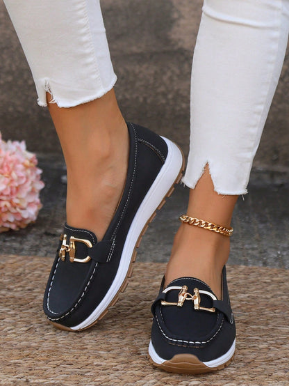 Annett | Elegante Damen-Loafer mit Schnalle und Komfortsohle