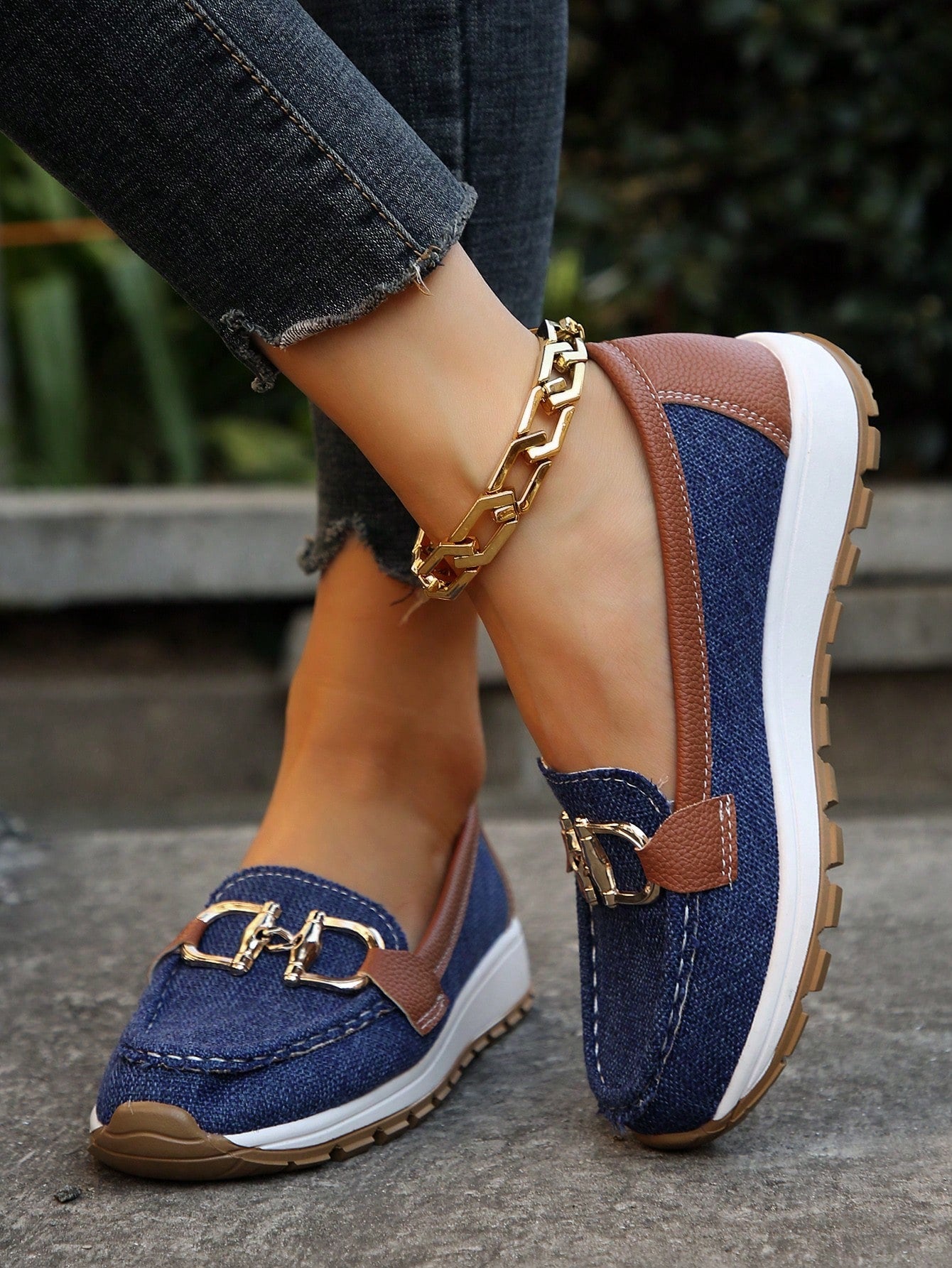Annett | Elegante Damen-Loafer mit Schnalle und Komfortsohle