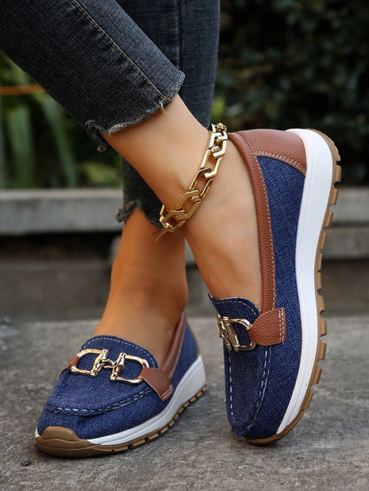 Annett | Elegante Damen-Loafer mit Schnalle und Komfortsohle