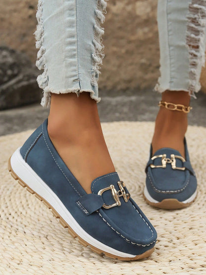 Annett | Elegante Damen-Loafer mit Schnalle und Komfortsohle