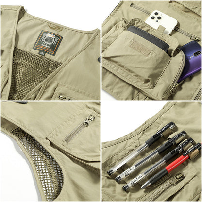 Kristian | Praktische Atmungsaktive Sommerweste mit Taschen